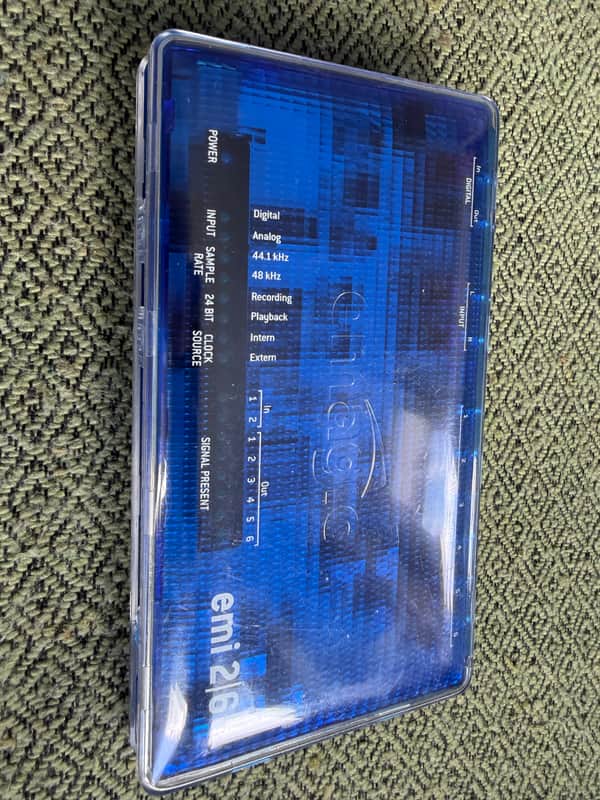 Emagic Emi 2/6 usb 2/6 audio interface Early 2000 - Blue image 1