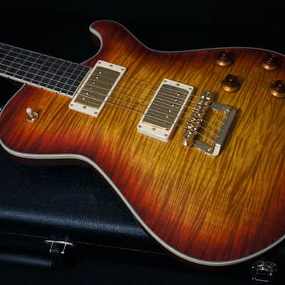 Knaggs Guitars Kenai in Dark Cherry Burst w/ T1 Flame Maple Top & Bare Knuckle Mules image 6