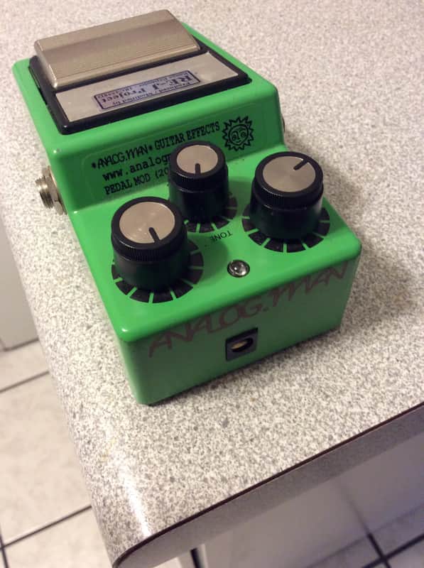 Analog Man Analogman Modded Ibanez TS9 Green RE-J Project tube