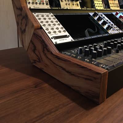 Frap Tools Uno 126 Eurorack modular synth case - Zebrawood image 2