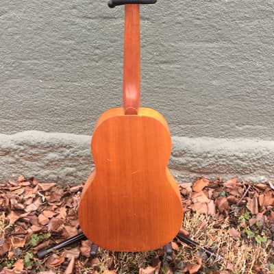 Harmony Baritone Ukulele 1950s Natural Mahogany image 8
