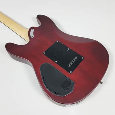 Framus D-Series Diablo Pro HSH 6-String Burgundy Red Transparent Satin w/ Bag 8.02 Pounds 1624-20 image 10