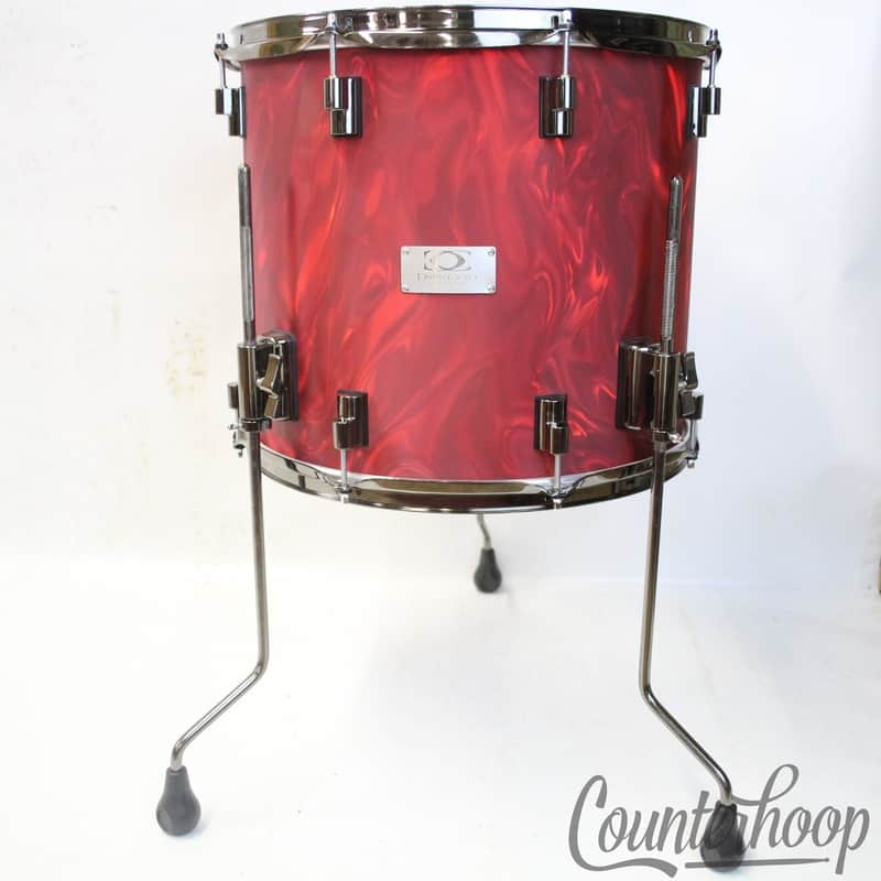 *Drumcraft Series 7 Maple 16x14" Floor Tom Drum Liquid Lava 100% 8Ply 6mm German image 1