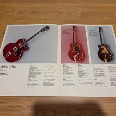 Vintage 1973 Gretsch Chet Atkins Guitar Models Catalog! Rare, Original Case Candy! image 2