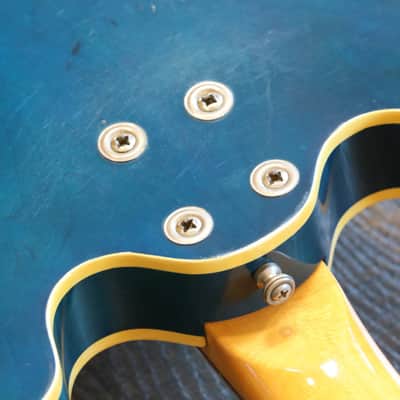 Vintage! 1967 Mosrite Celebrity XII 12-String Hollowbody Electric Guitar Blue + Case image 17
