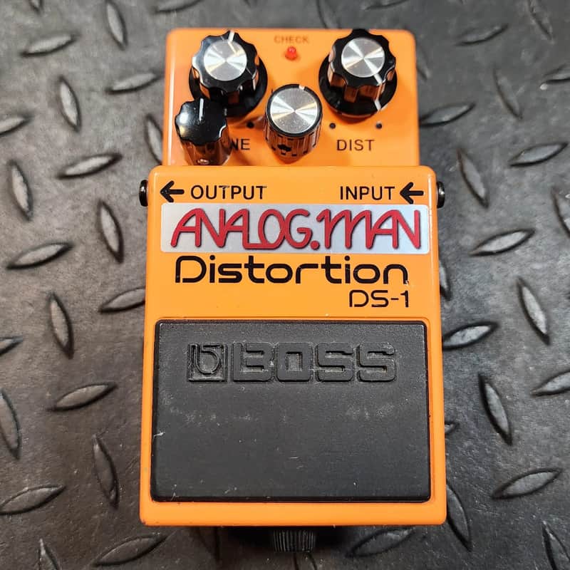 Boss DS-1 Distortion Modded Analogman Pro/Midrange Knob Mod MIT Taiwan Mids image 1
