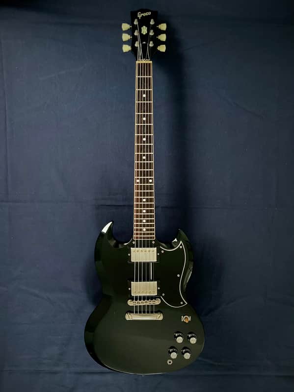 Greco SG SS600-P2 Black 1990 Fujigen SCREAMIN Japan vintage MIJ