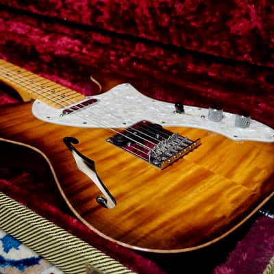 Fender American Thinline Select Telecaster  2013  Violin Burst image 15