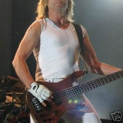 Rick Savage's, Def Leppard Washburn Bubinga 5-String Bass Guitar (RS #5020) Authenticated! image 7