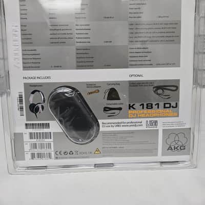 AKG K181 DJ Professional Closed-Back Headphones – B‑Stock image 2