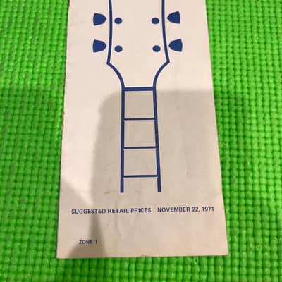 1971 Gibson  Price List image 1