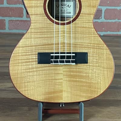 Lanikai Flame Maple Thin Tenor Acoustic-electric Ukulele image 2