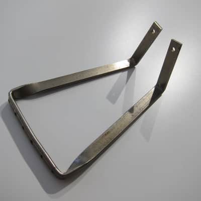 Harmony & Silvertone Flat Top Acoustic Guitar Tailpiece Authentic Vintage Part Circa-1950s-1960s-Nickel Silver image 5