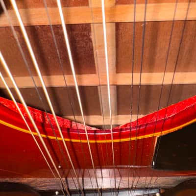 RARE 1961 Gibson B-45-12 Cherry Sunburst 12-String W/Original Hard Case plus Accesories image 16