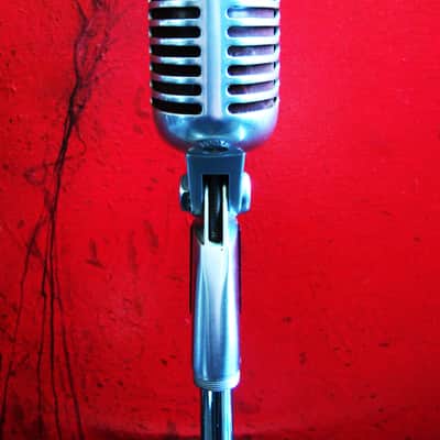 Vintage early 1960's Shure 55S Unidyne dynamic cardioid microphone Multi Z w cable Elvis 55 55SW 556S image 10