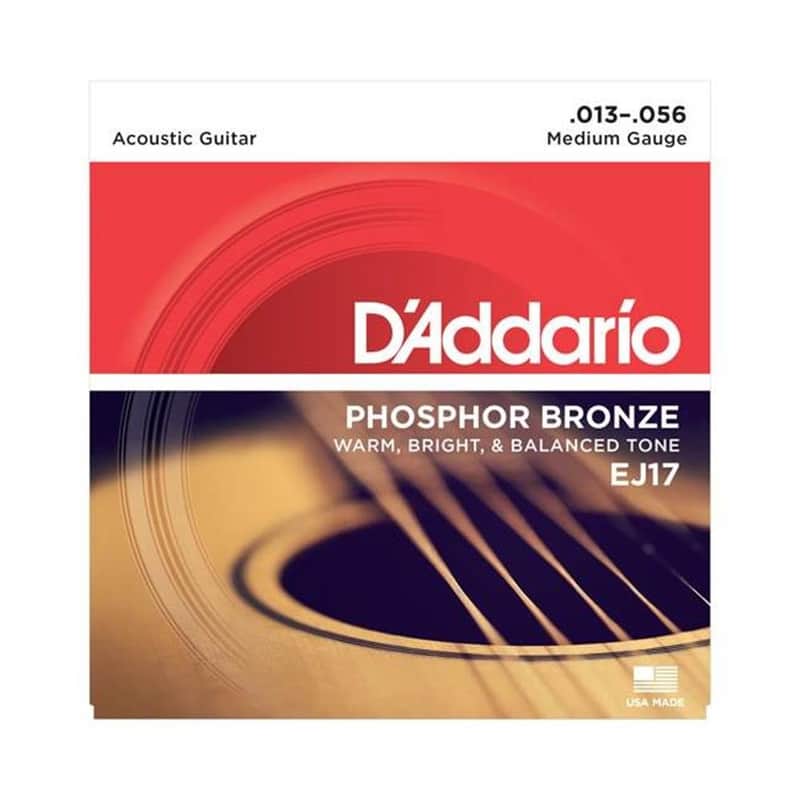 NEW D'Addario EJ17 Phosphor Bronze Acoustic Strings - Medium - .013-.056 image 1