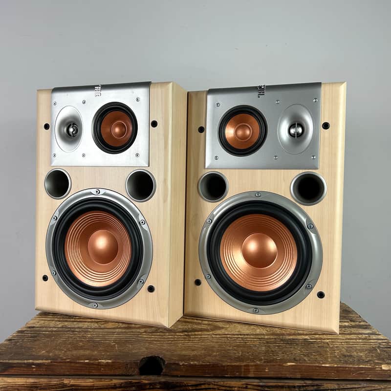 JBL Studio Series S38BE Speakers (Pair) - Natural Blonde image 1