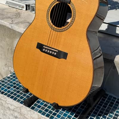 2012 Thomas Rein RJN5 Premium Boutique Acoustic Guitar Lutz Spruce / Malaysian Blackwood image 2