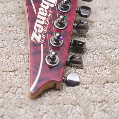 Ibanez RG920QMZ Premium Electric Guitar   red image 8