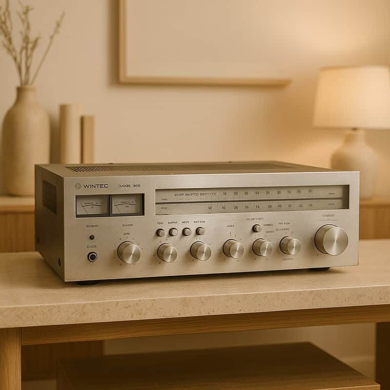 WINTEC 555 Rare Vintage Stereo Receiver Warranty Working Phono 2x30/50W