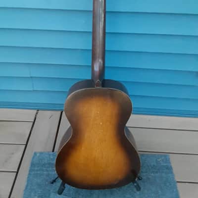 Regal Pre-War Vintage Parlor Guitar (*sparkle pick guard) image 8