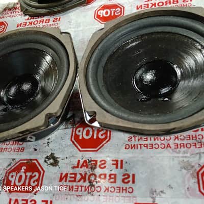 JENSEN 5.25" SPEAKERS ADVENT SPEAKERS HEAVY MAGNET NEW SURROUNDS image 3