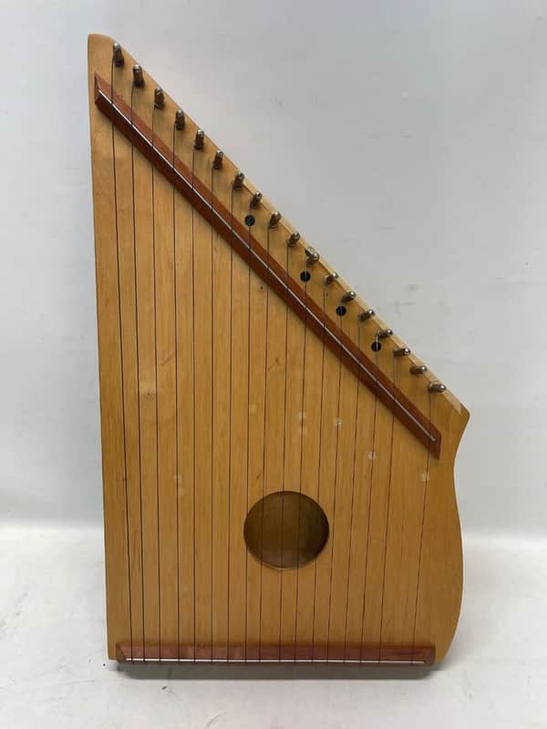 Unbranded LAP HARP (2) - NATURAL WOOD image 1