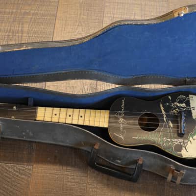 1930's Carson Robinson Ukulele Made By Gibson Cowboy + Cool Vintage Case image 20