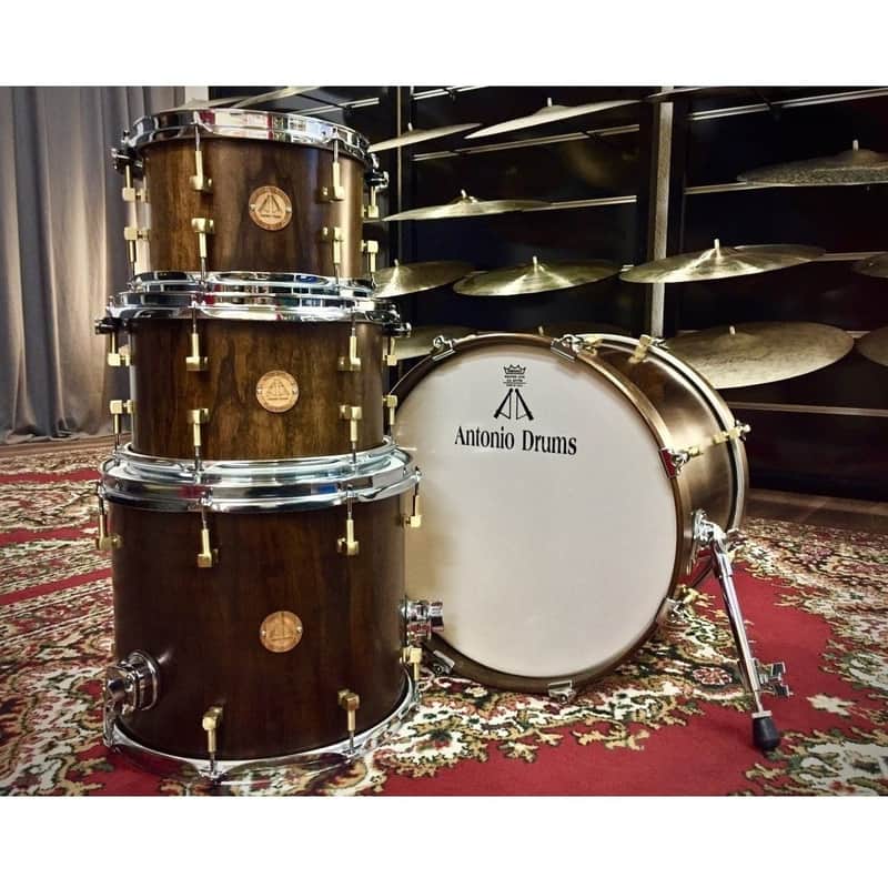 Antonio Drums True Solid Walnut Drum Set - 10x7 / 14x12 / 20x14 image 1