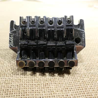 Kahler USA Spyder 2720 Spyder Floyd Rose Tremolo Bridge Black and Chrome Same Day Shipping #DK12 image 5