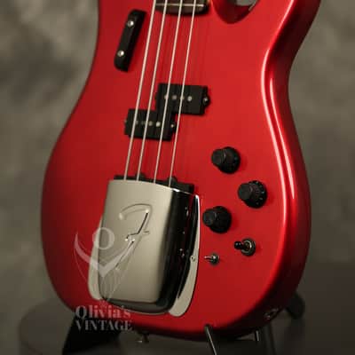 1980's Fender Contemporary Power Jazz Bass Special MIJ Candy Apple Red image 7