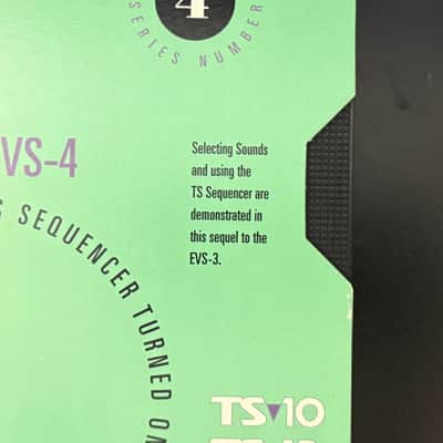 Ensoniq TS-10 / TS-12, EVS-4 “TS Sequencer Turned On” Video Series VHS 1993 Rare Collector Item