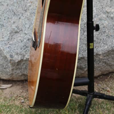 RARE Vintage 1964 Regal Model 235 Harmony Sovereign H-1260 Jumbo Acoustic Guitar W/ Case Restored! image 17