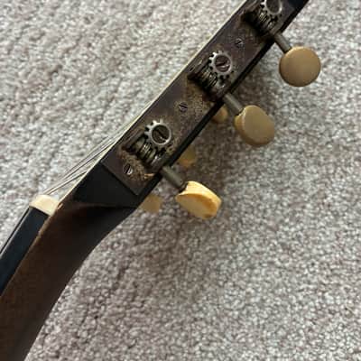 RARE! 1920s - 1930s Oscar Schmidt Stella Gambler Concert Ladder Braced Parlor Guitar Ready To Go! image 13