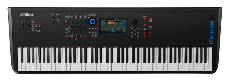 Yamaha MODX M8 88 key music synthesizer with graded hammer action image 1