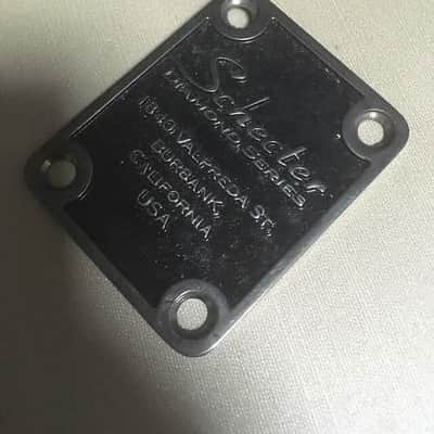 Schecter Diamond Series Neck Plate Black image 2