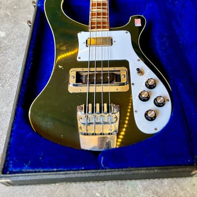 Rickenbacker 4001 Bass guitar 1978 Jetglo original vintage USA ric image 3