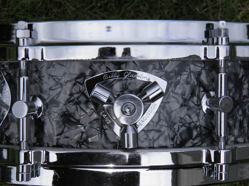 Lang Snare Drum 4x14 1980s - Black Diamond Pearl image 1