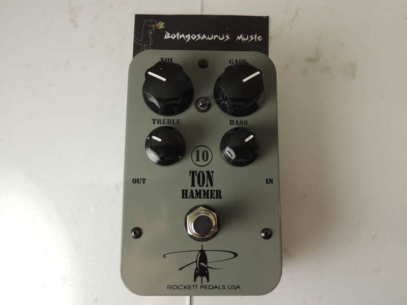 J. Rockett 10-Ton Hammer Overdrive Effects Pedal Free USA Ship image 1