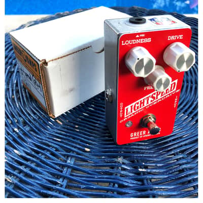 Greer Amps Lightspeed Organic Overdrive (Limited Edition - Red and White) image 2