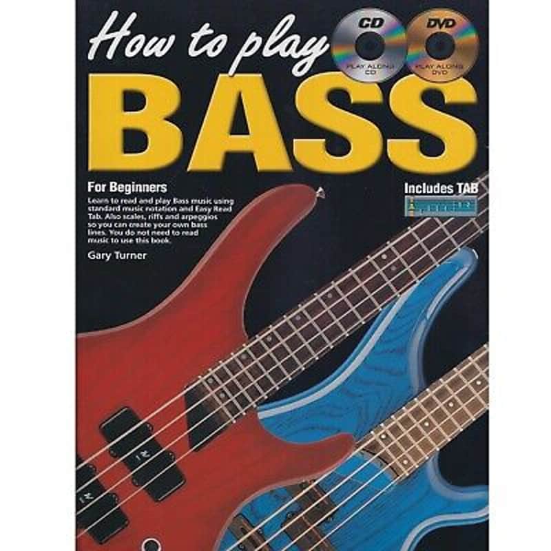 How To Play Bass Guitar Learn To Play Bass TAB Beginner Tutor Book CD DVD - G2 image 1