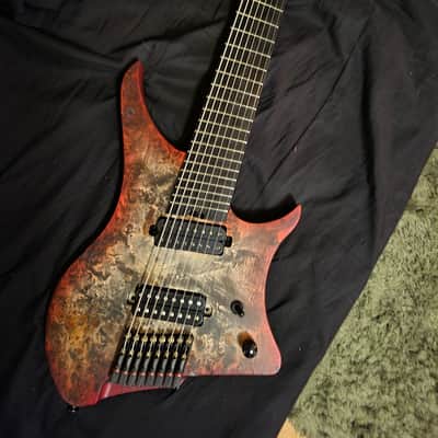GOC Materia 8 String ECO 3.0 w/BKP Painkiller & Seymour Duncan Sentient w/case image 1