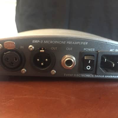 Event EMP-1 microphone preamp 60 dB of gain nice for ribbon mics excellent detail & clarity image 6
