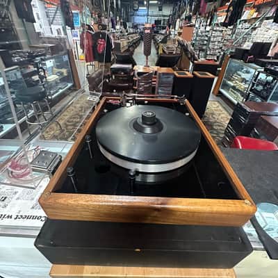 VPI HW-19 Mk IV Turntable, Morch DP-8 Tone Arm, Custom Bright Star Audio Black Sand-Filled Plinth image 14