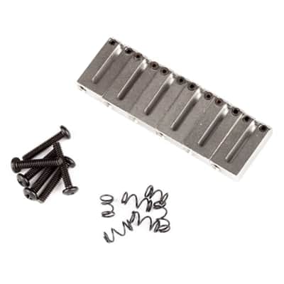 Fender Amercian Series Guitar Bridge Sections (6 Saddles) (Satin) image 1