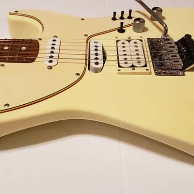 Kramer Elliot Easton EE PRO1 RARE! 1987 White/White/Rainbow image 3