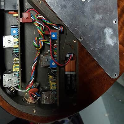 Wal MK II 1989 Shedua Facings w/ ATA Bass Guitar flightcase image 9