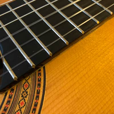Admira Avila 1990s - Natural Gloss Solid Spruce top Made in Spain Classical Guitar Very Good Condition with Vinylex Gigbag image 7