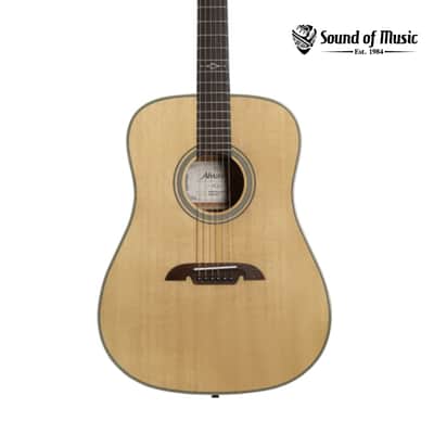 Alvarez AD60 Herringbone Dreadnaught Acoustic Guitar - Natural image 1