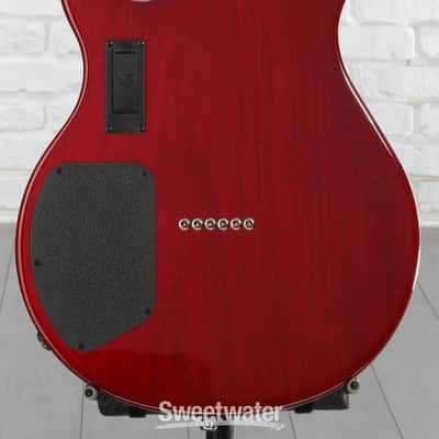 Ernie Ball Music Man Valentine HH Electric Guitar - Cherry (ValHHChd1) image 5